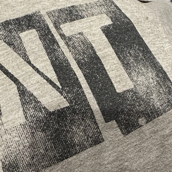 Gray Graphic Broadway RENT Long sleeve Tee Shirt Large - Picture 3 of 4